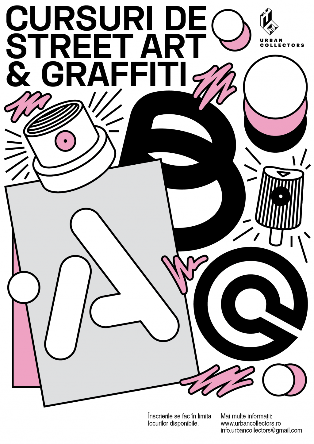 Cursuri de graffiti stencil pasteups & stickers